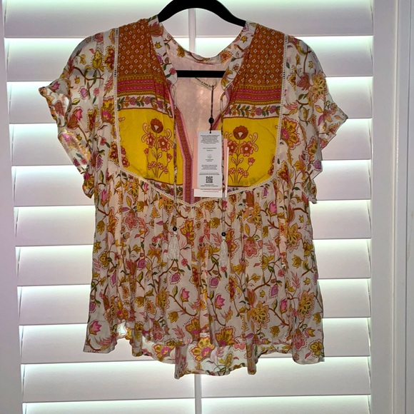 Spell Portobello Road Short Sleeve Blouse - Picture 3 of 7